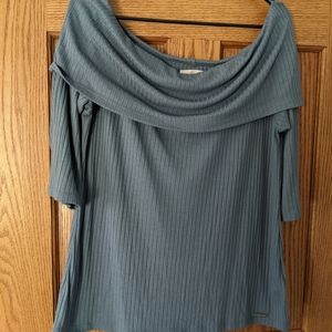 Ribbed dress top